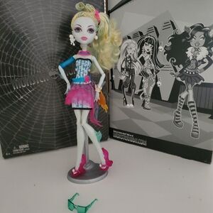 Monster High Dot Dead Gorgeous Lagoona Blue doll. The doll, model number X4530,